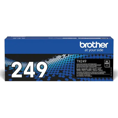 Brother TN249BK - Toner czarny XXL do Brother HL-L8230cdw, HL-L8240cdw, MFC-L3760cdw, MFC-L8300, MFC-L8340cdw, MFC-L8390